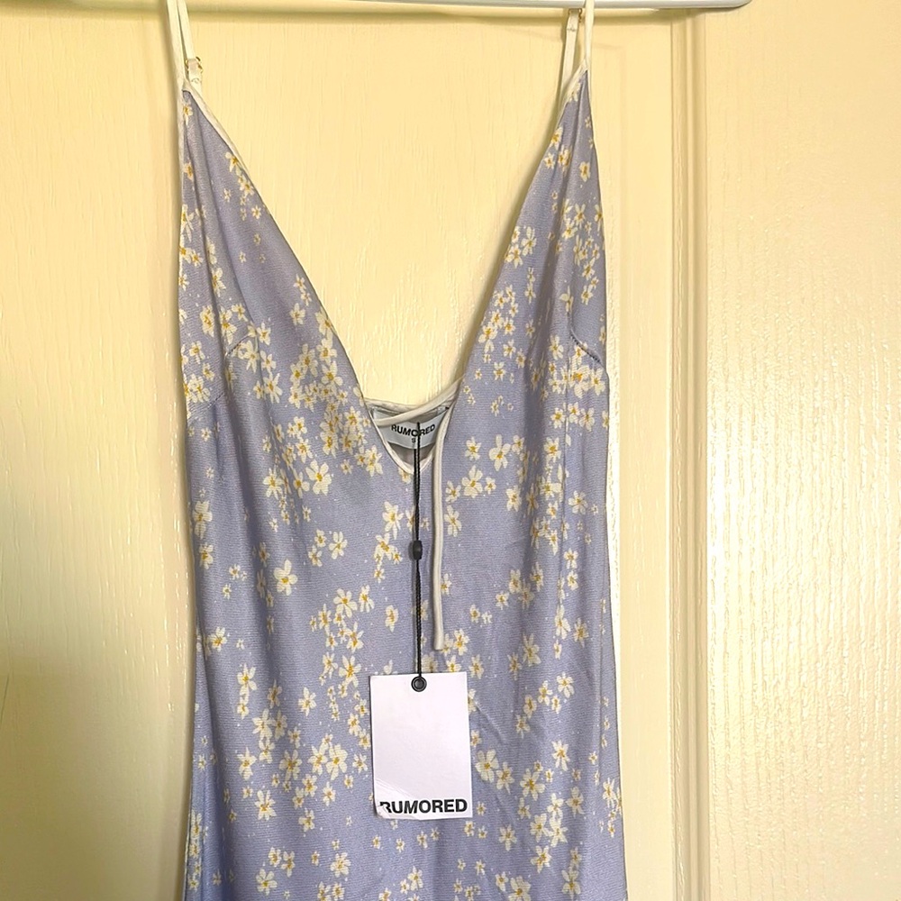 Rumored Light Blue Floral Camisole